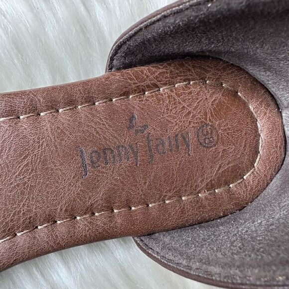 Jenny Fairy Brown & Teal Sandals Size 38 - Picture 3 of 9